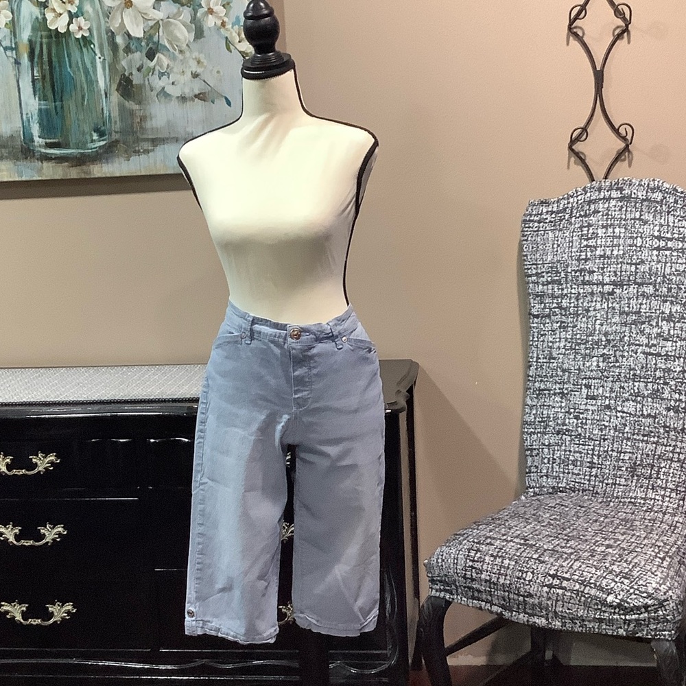 Gloria Vanderbilt Sky Blue Capri